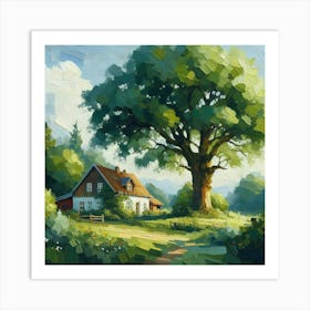 House In The Countryside 3 Art Print