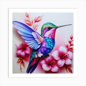 Hummingbird 4 Art Print