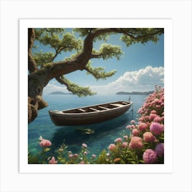 Boat In The Water Art Print