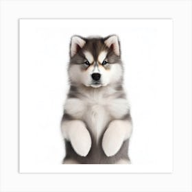 Husky Puppy Canvas Art Art Print