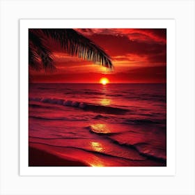 Sunset Painting, Sunset Pictures, Sunset Wallpaper, Sunset Wallpapers Art Print
