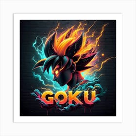 Goku Poster Art Print