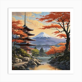 Scene from Japan Art Print