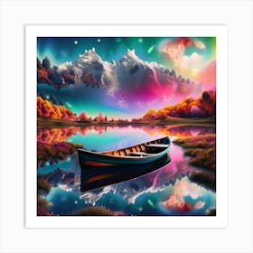 Boat In The Water Art Print