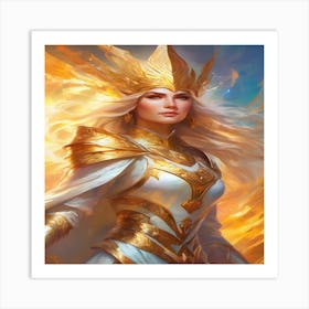 Warrior Woman 4 Art Print