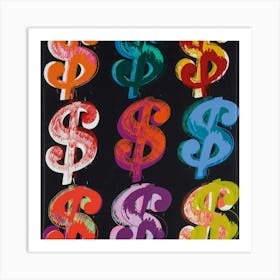 Dollar Signs Art Print