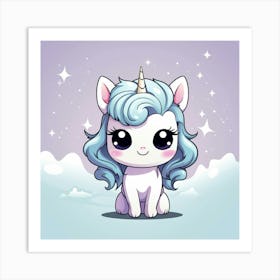 Cute Unicorn 59 Art Print