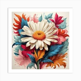 Flower Bouquet art print Art Print