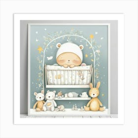 Default Nap Time Nursery Art 1 Art Print