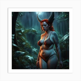 Demon Woman Art Print