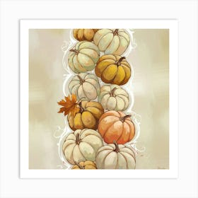 Pumpkins 1 Art Print