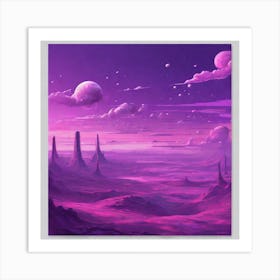 The Air Is Clean, But The Sky Is Purple 1 Art Print