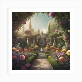 Into The Garden Art Print 3 Art Print