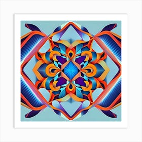 Abstract Mandala 7 Art Print