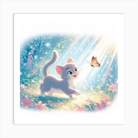 Disney Cat Art Print