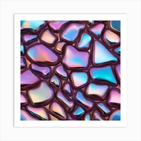 3d Seamless Pattern Art Print