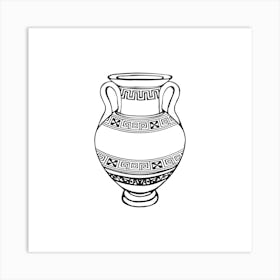 Greek Vase Art Print