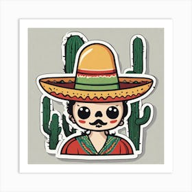 Mexican Man 6 Art Print