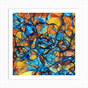 Abstract painting art 21 Art Print