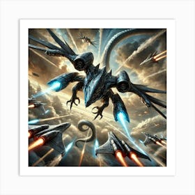 Dragon Claw Interceptors Art Print