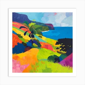 Abstract Travel Collection Dominica 1 Art Print