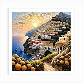 Positano 1 Art Print