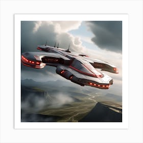 Spaceship 77 Art Print