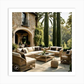 Patio Furniture Art Print