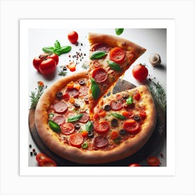 Pizza2 Art Print