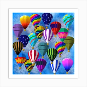 Hot Air Ballons 15000 Art Print
