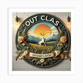 Out Class Defiant Look Art Print