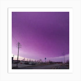 The Air Is Clean, But The Sky Is Purple 2 Art Print