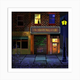 Urban Nightfall Art Print