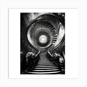 Spiral Staircase Art Print