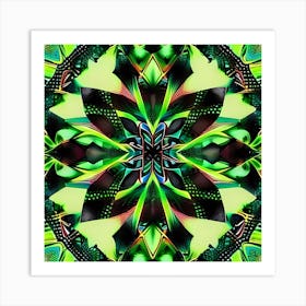 Psychedelic Mandala 23 Art Print