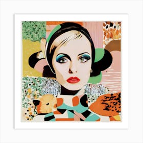 Pop Art Model Art Print