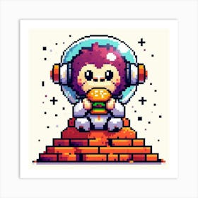 Pixel Art 3 Art Print