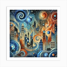 Cityscape 5 Art Print