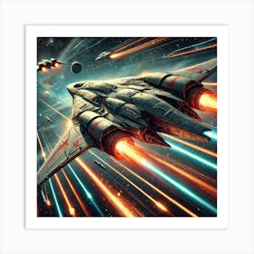 Emberstrike Interceptor Rapid Interception Art Print