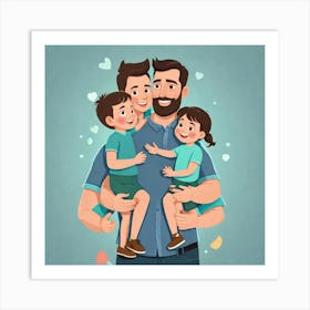 Happy Father'S Day Art Print