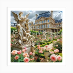 Louvre Garden Art Print