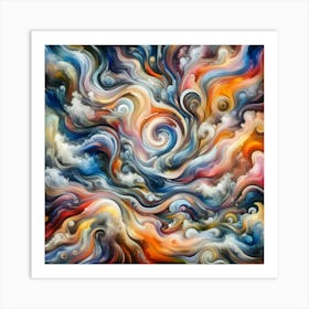 Abstract Painting 1 Art Print