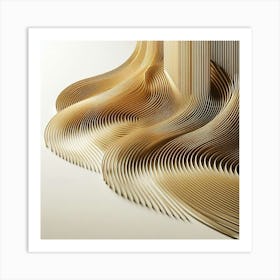 Wavy Lines Art Print