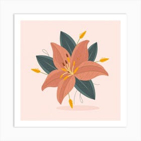 Lily Flower 1 Art Print