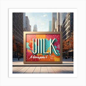 A Digital Design Of A Contemporary Appreciation Sign Written With Sprinklings Of Bold Typography O (2) Art Print