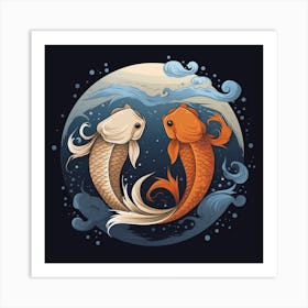 Koi Fish 5 Art Print