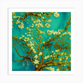 Almond Blossom, Vincent Van Gogh Living Room Art Print