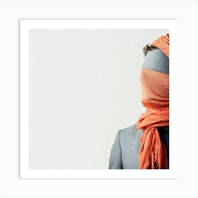 Man With A Scarf Art Print