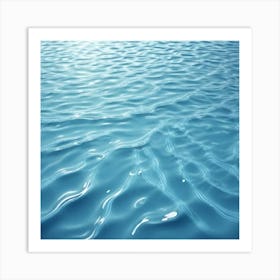 Blue Water Art Print