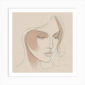 Portrait Of A Woman 10 Art Print